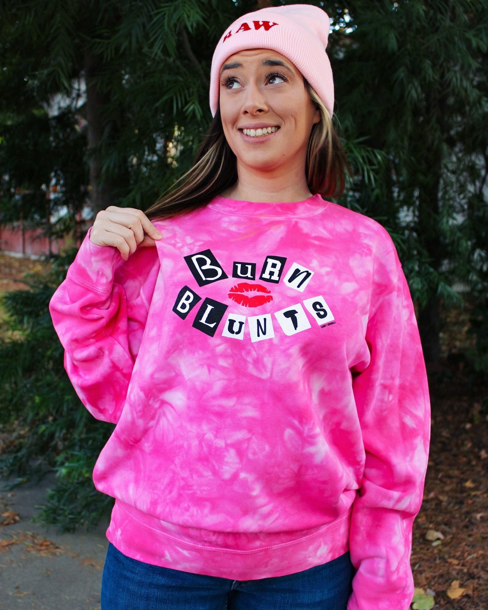 Burn Blunts Tie Dye Sweatshirt