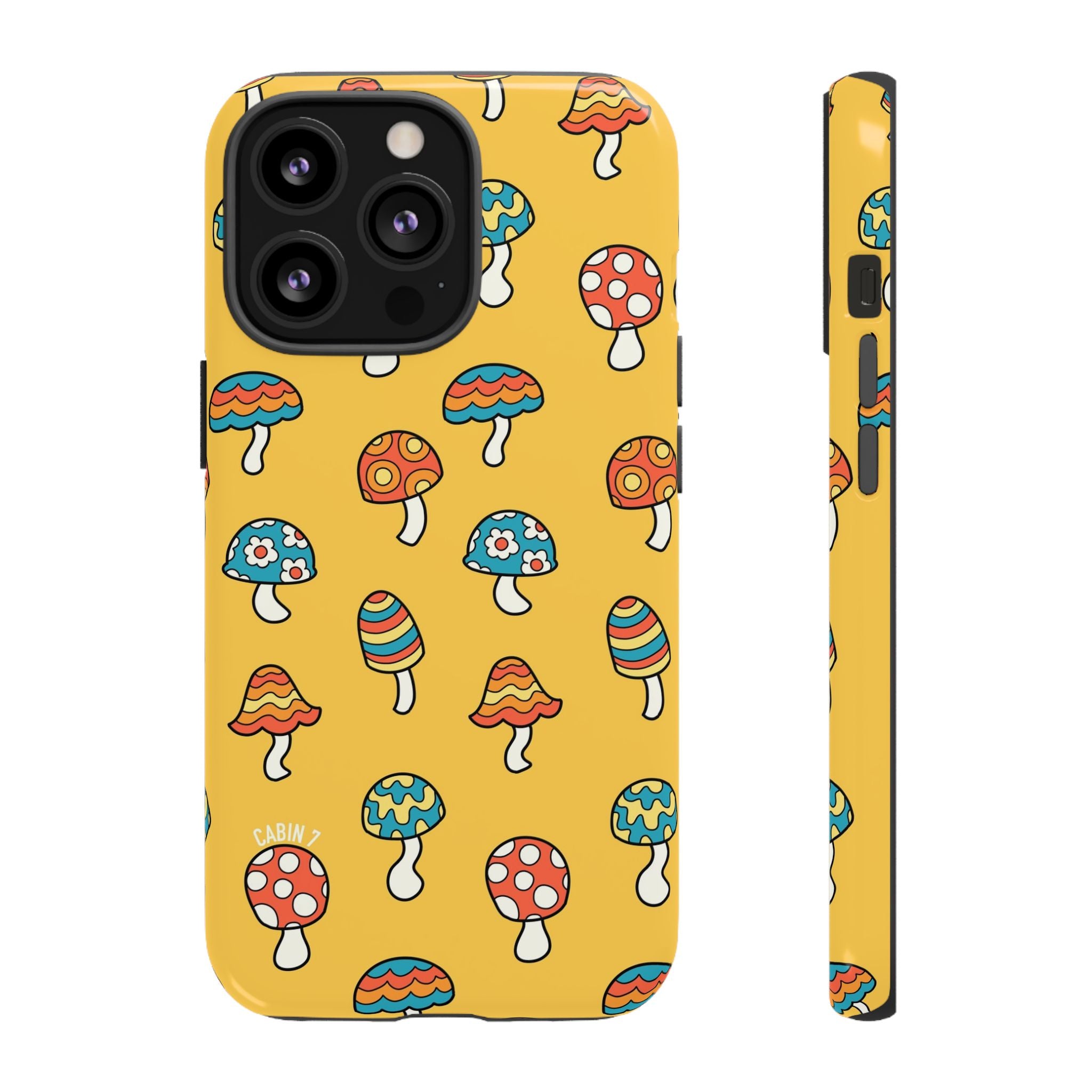 Golden Shrooms Phone Case