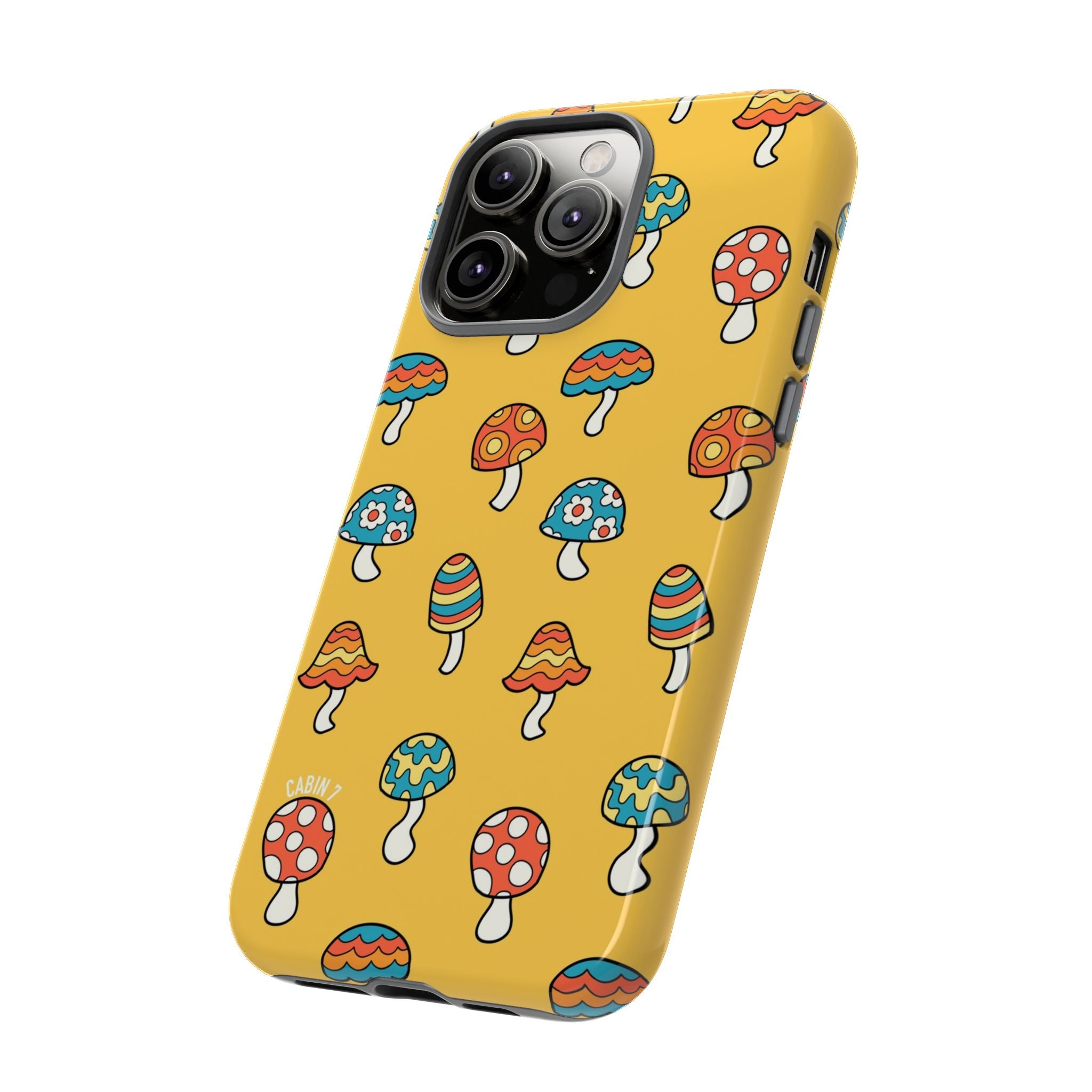 Golden Shrooms Phone Case