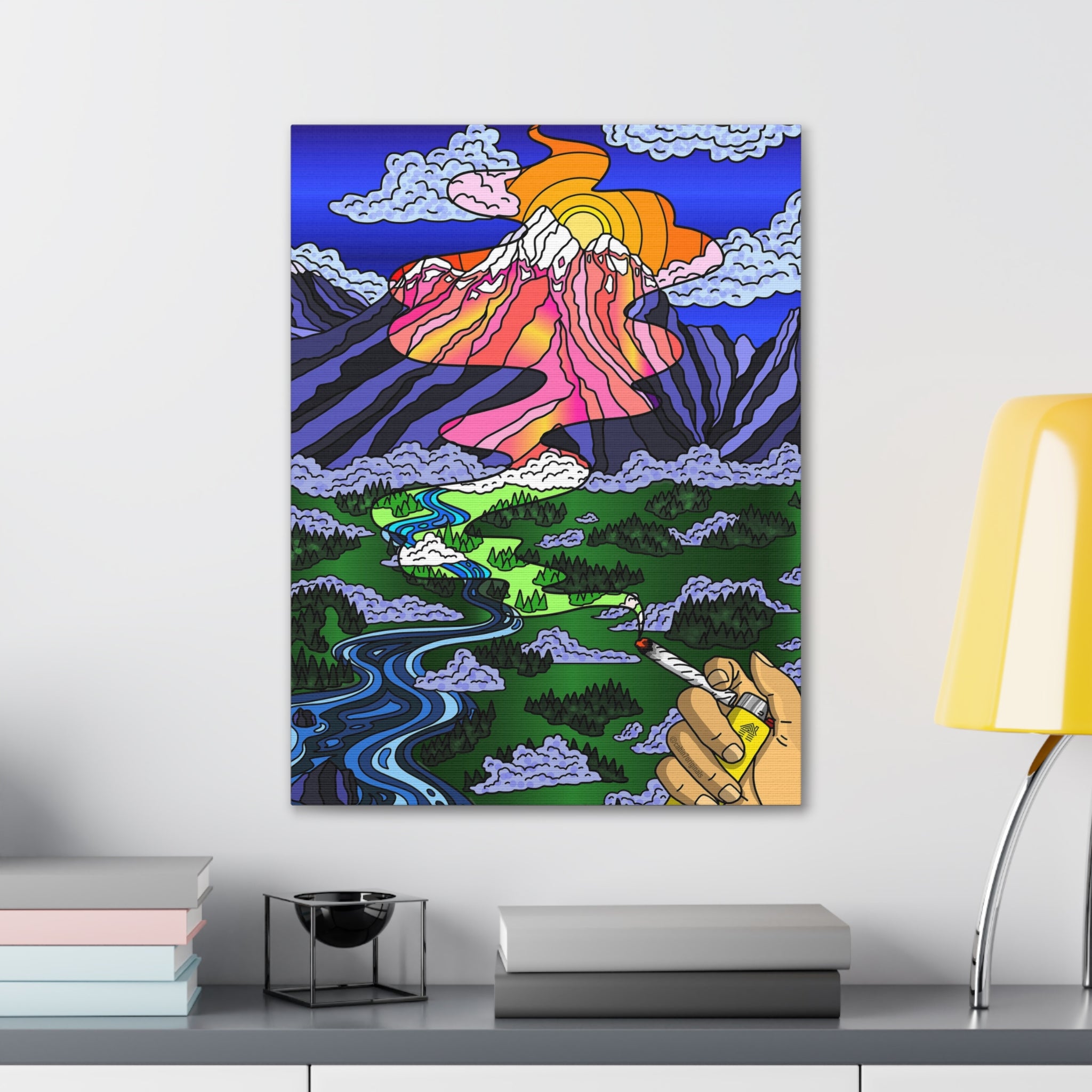 "Medicated Perspective 2" Canvas Print