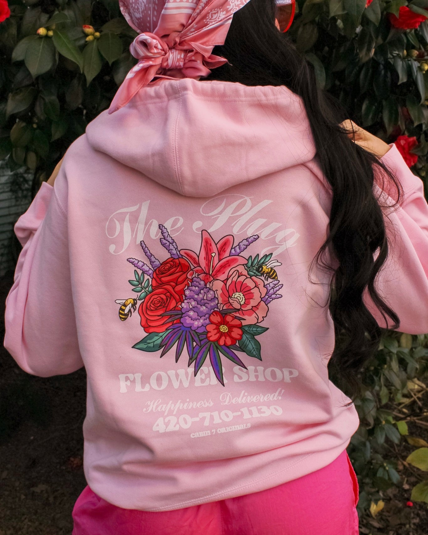 Flower Shop Hoodie - "Cotton Candy"