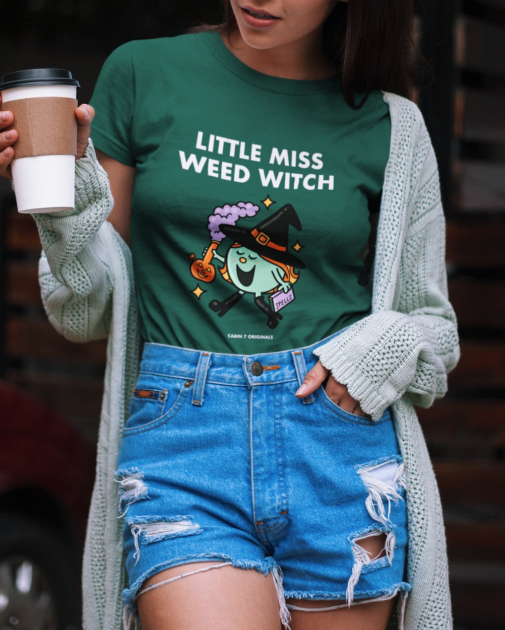 Little Miss Weed Witch T-Shirt