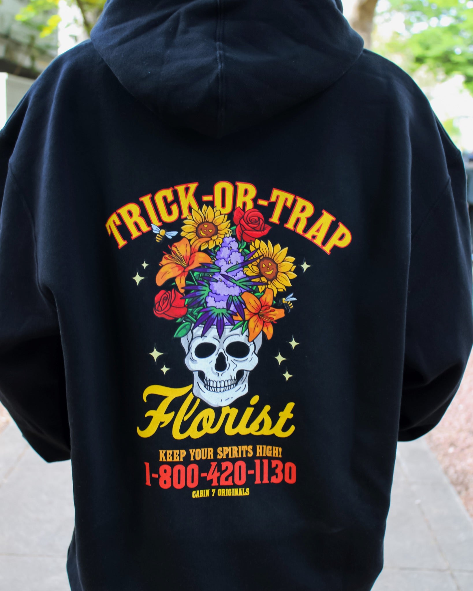 Trick or Trap Florist Hoodie