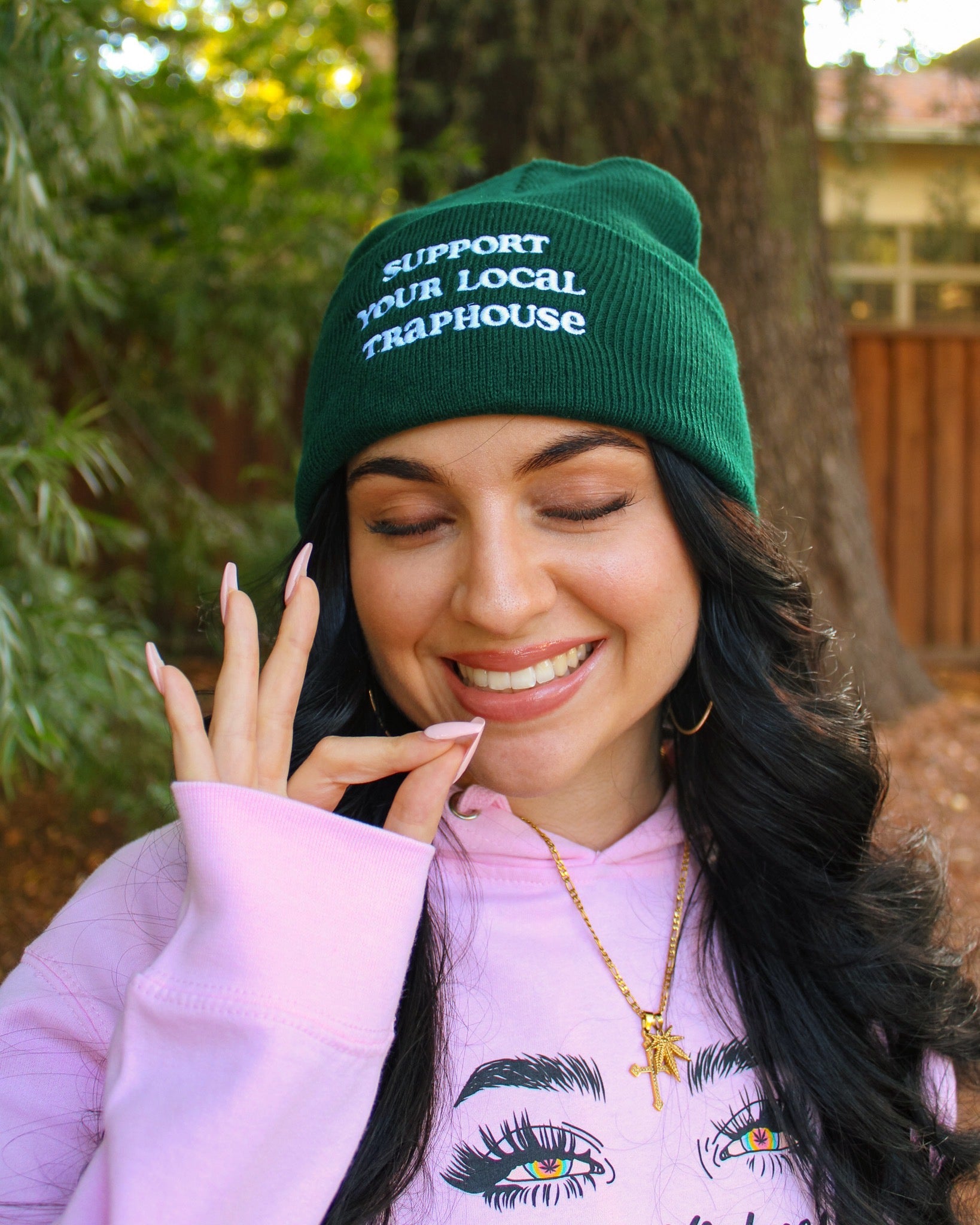 Support Your Local Traphouse Beanie