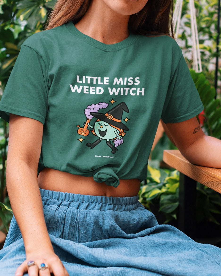 Little Miss Weed Witch T-Shirt