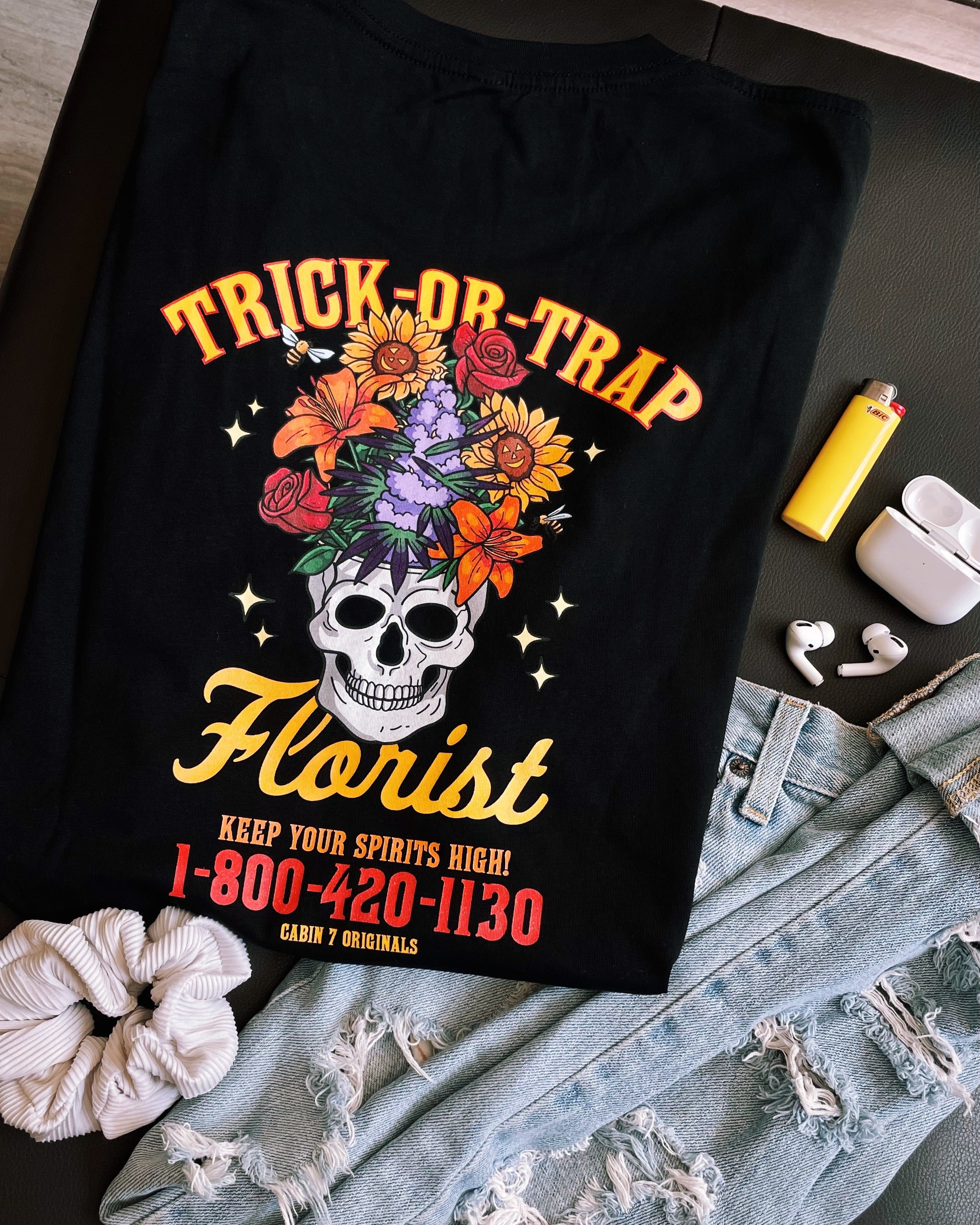 Trick-or-Trap Florist T-Shirt