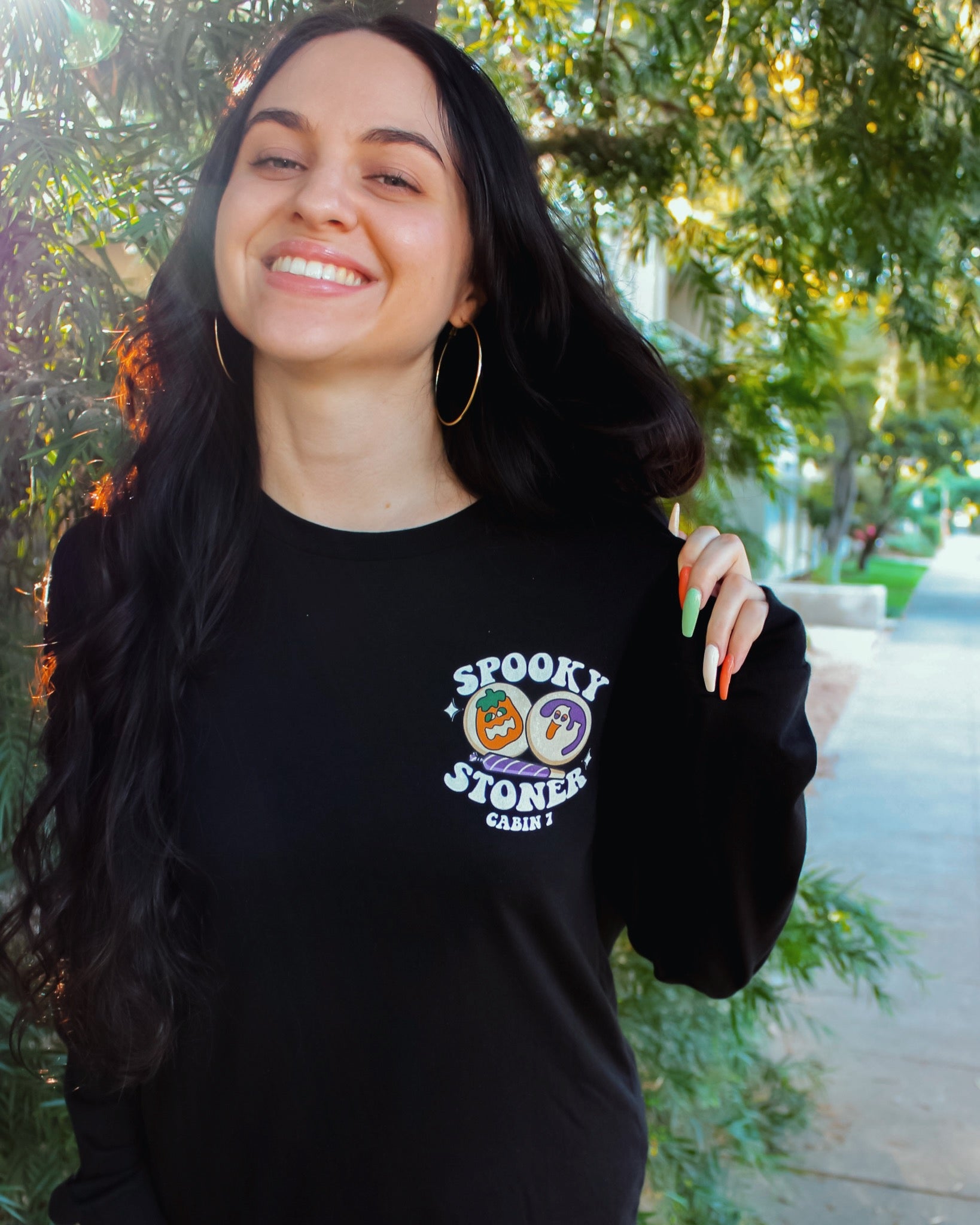 Spooky Stoner Society Long Sleeve T-Shirt