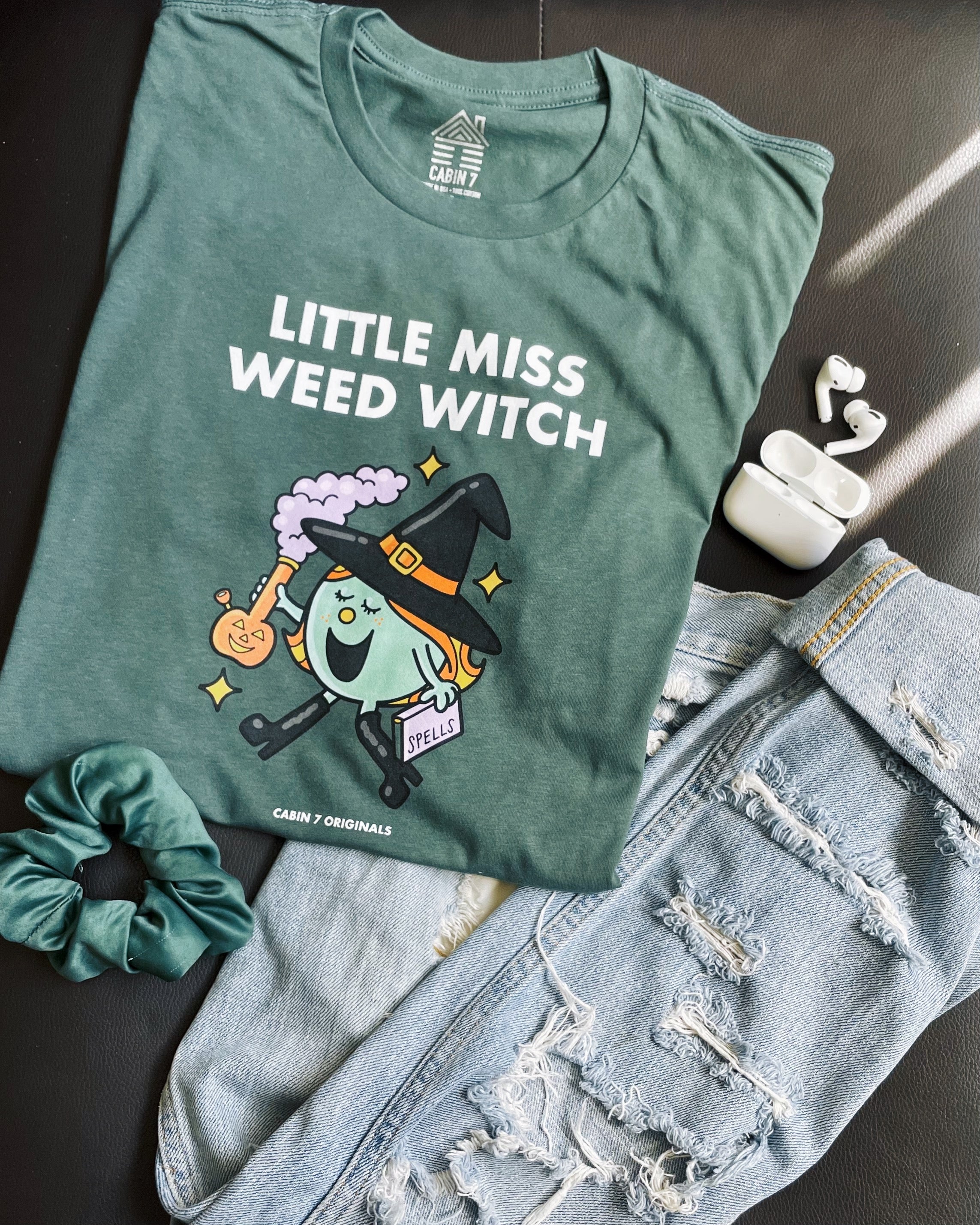 Little Miss Weed Witch T-Shirt