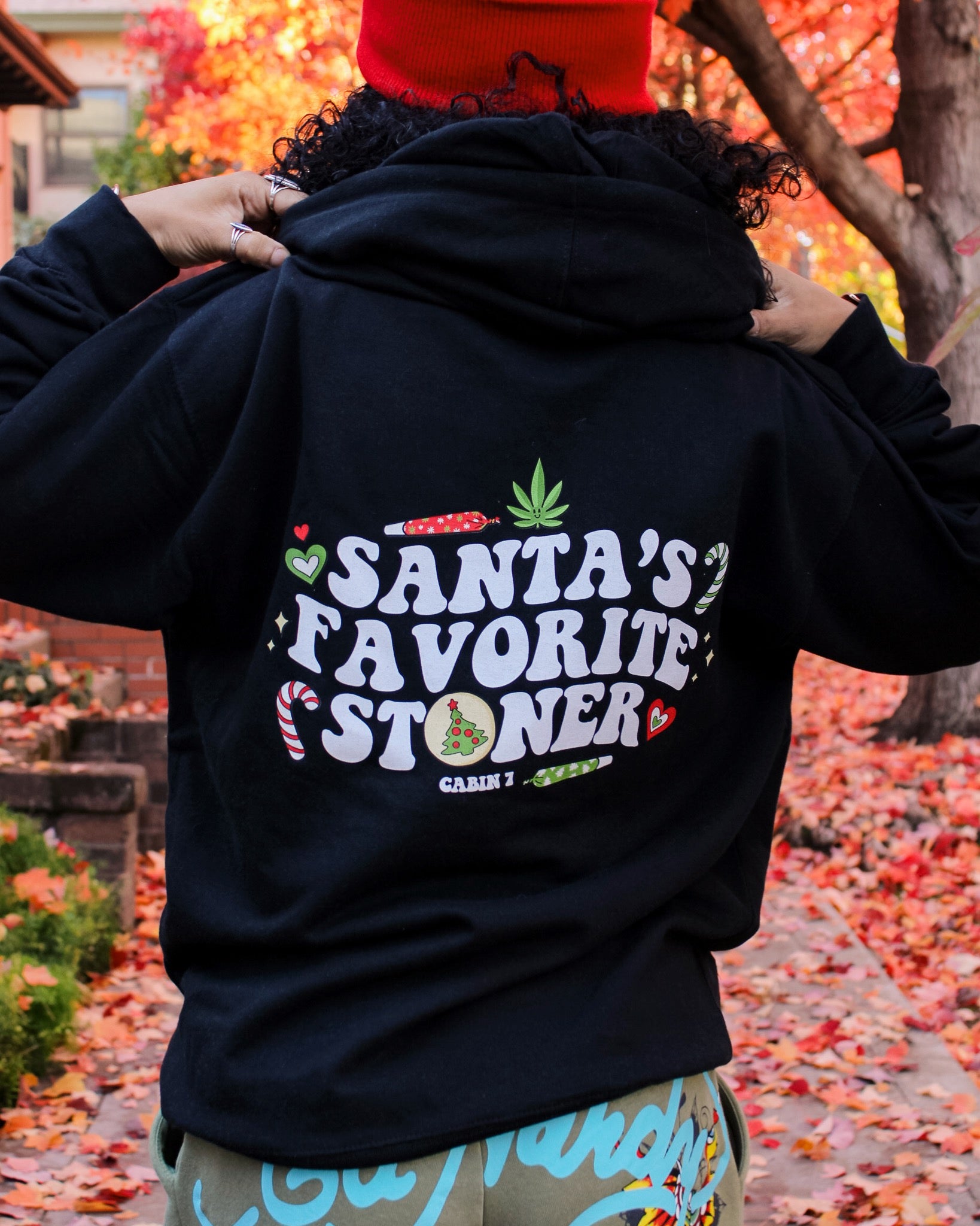 Santa's Favorite Stoner Hoodie