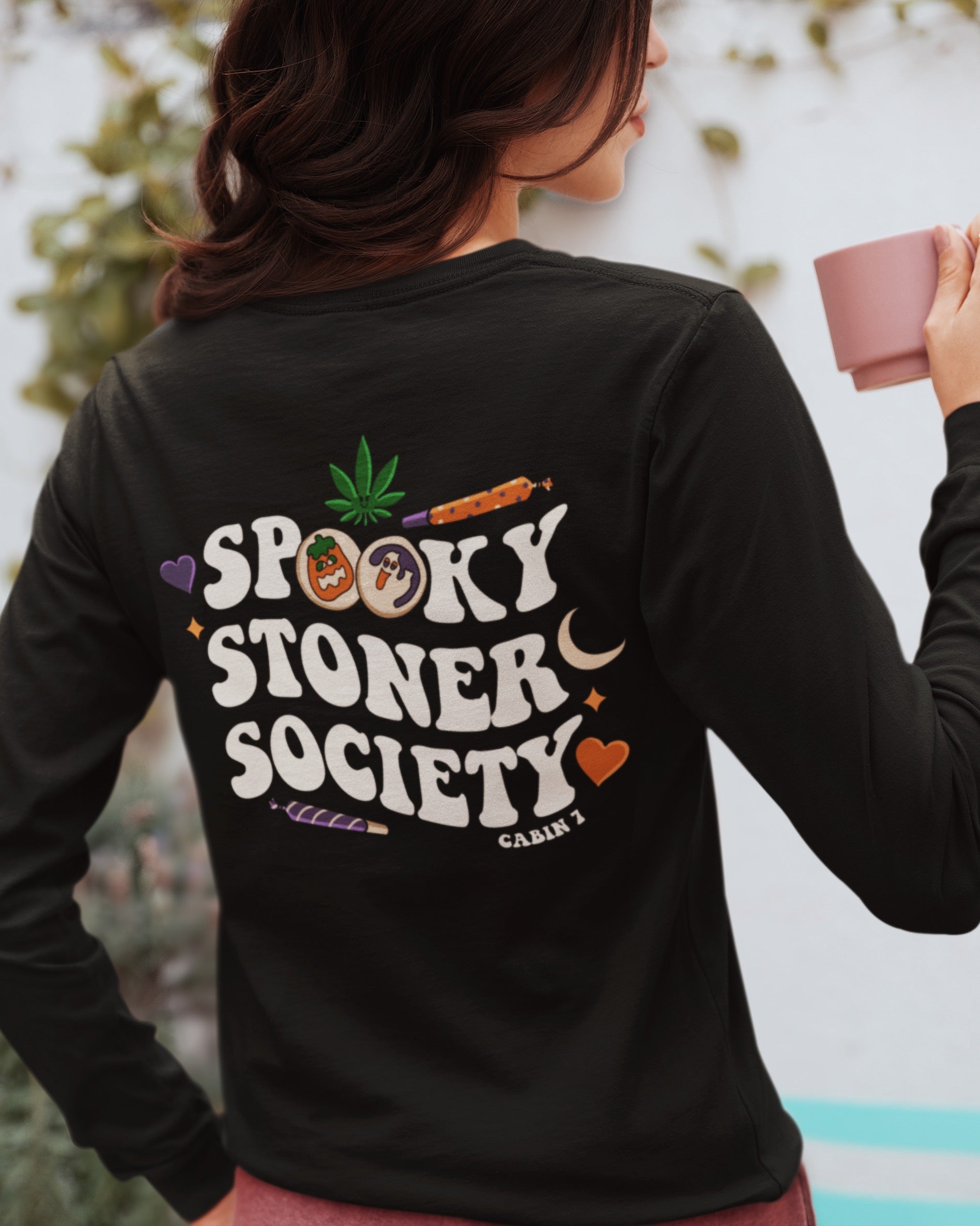 Spooky Stoner Society Long Sleeve T-Shirt