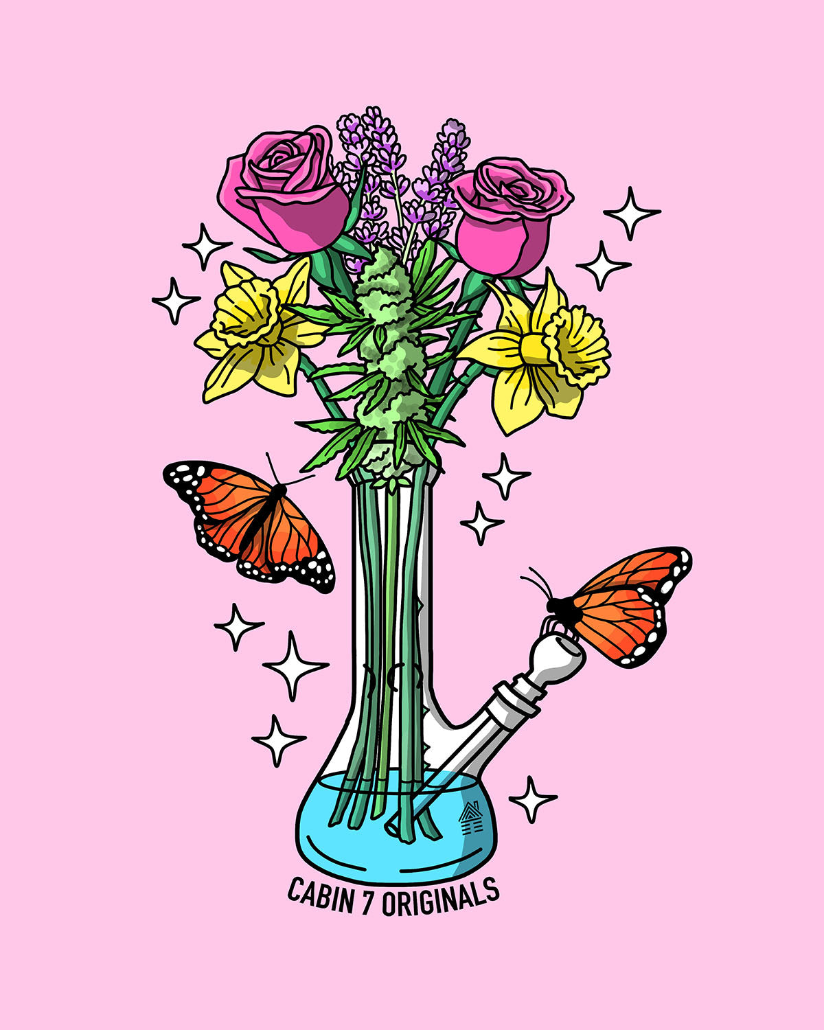 "Bong Bouquet" Poster Print