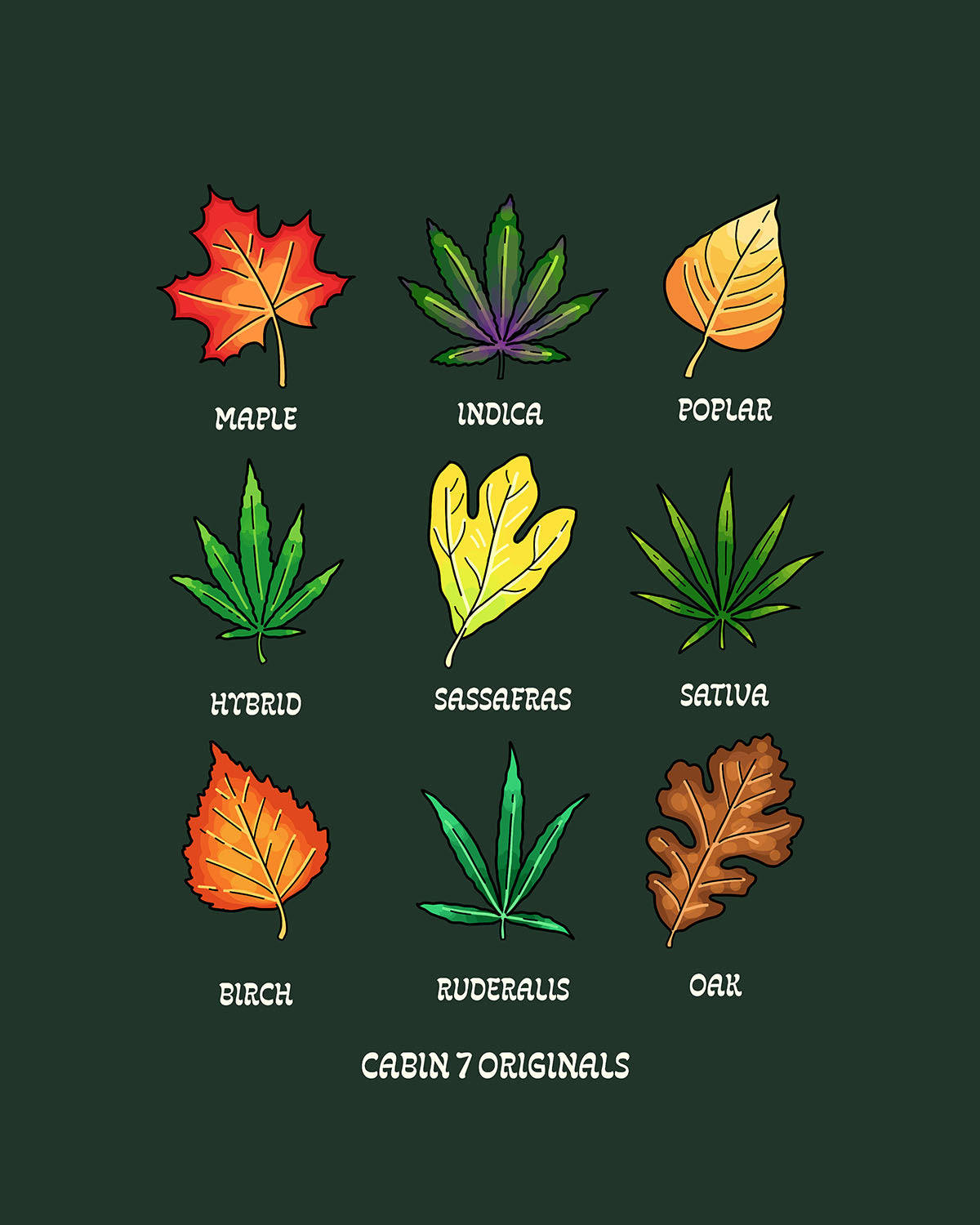 "Fall Leaves" Poster Print