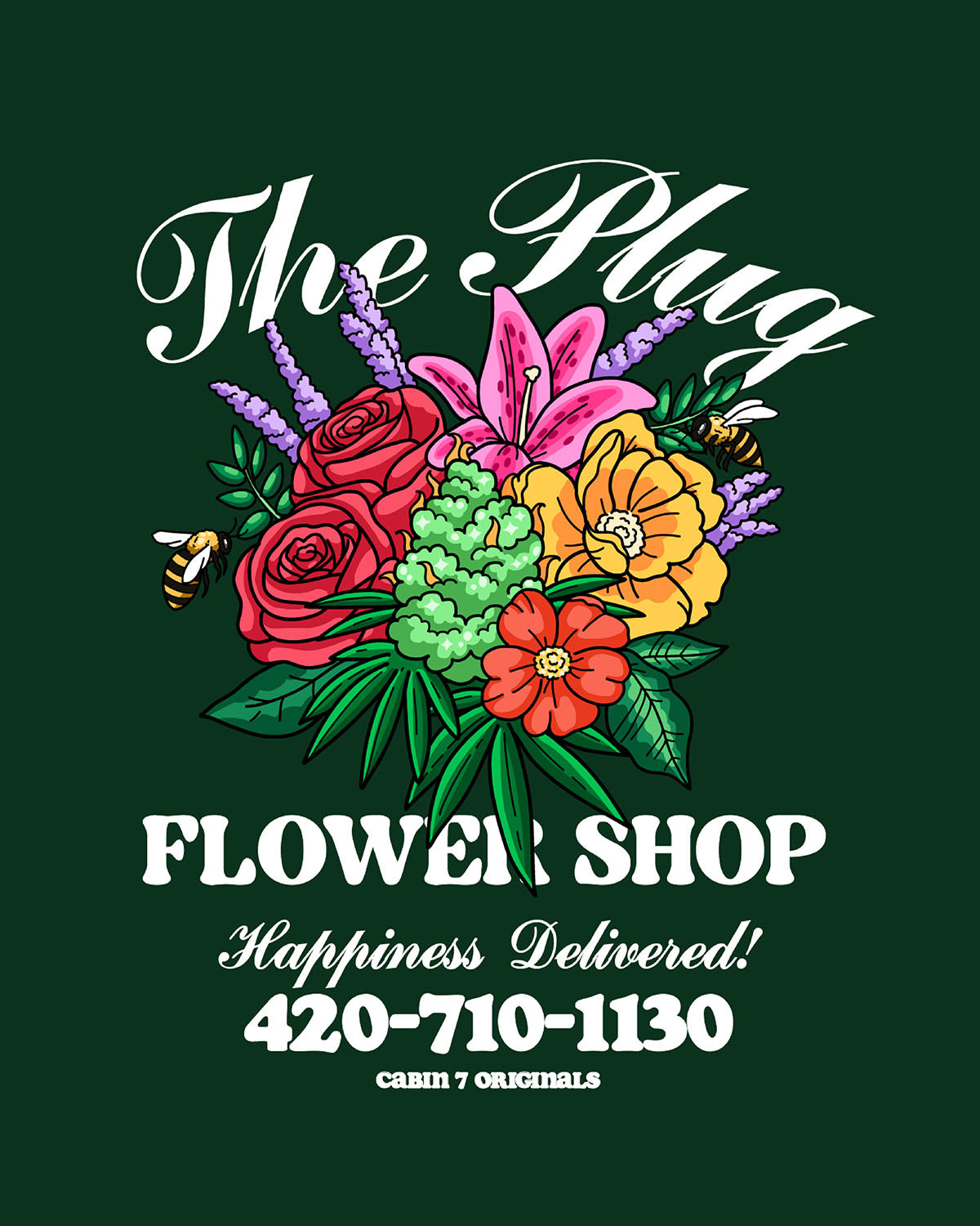 "Flower Shop" Poster Print