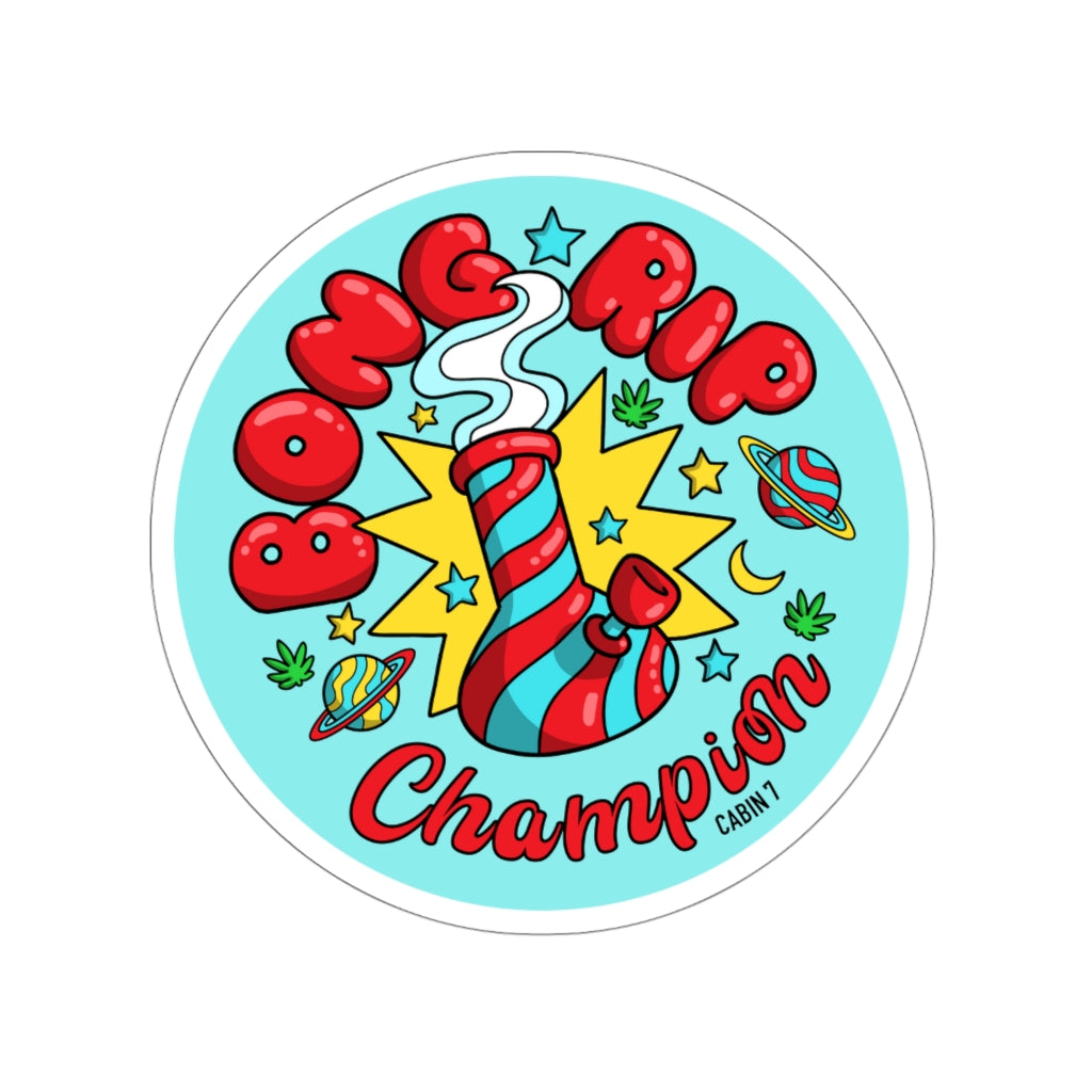 Bong Rip Champion Sticker