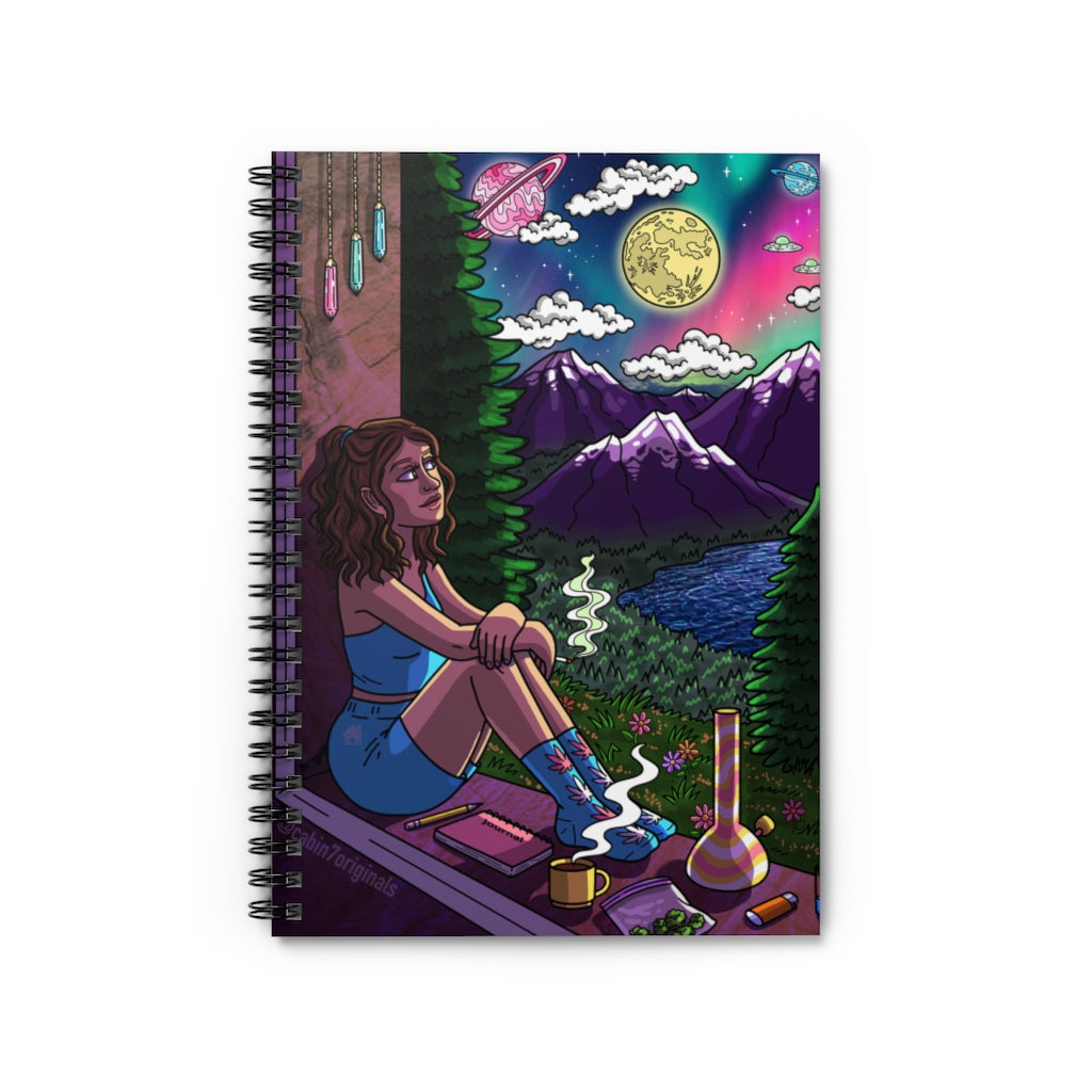 Moonlight Spiral Notebook – Cabin 7 Originals