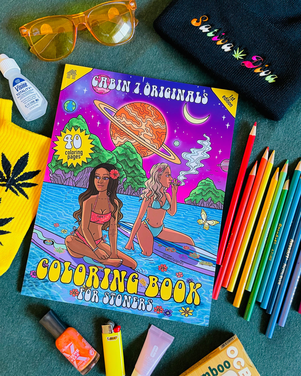 Buy Stoner Things: Stoner Coloring Book Adult Coloring Book Online at  desertcartEcuador